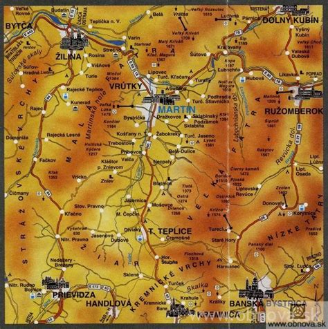 Mapa Kaukazského regiónu