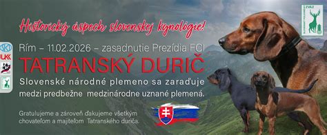 Štandardné sfarbenie Tatranského duriča