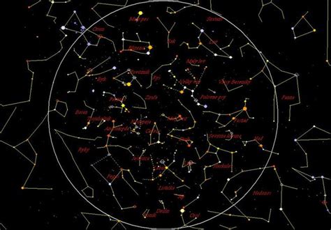 Mapa súhvezdia Veľký pes