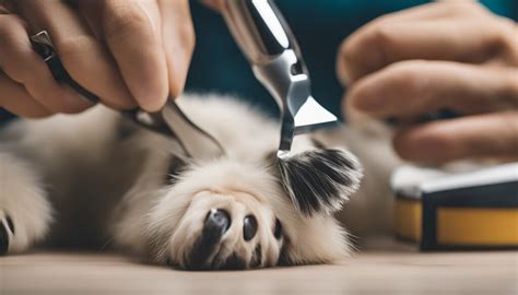 infografika o správnom strihaní pazúrov psa