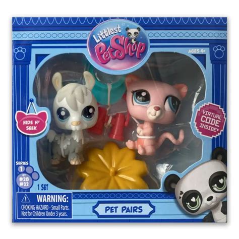 Ilustrácia rôznych Littlest Pet Shop figúrok zvierat