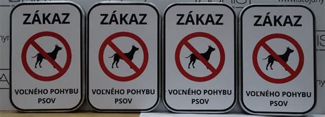 Značka zákazu voľného pohybu psa
