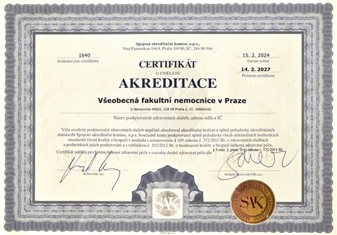 Certifikát o vyšetrení DKK a DLK