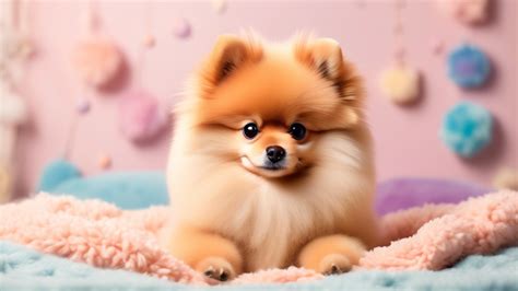 Pomeranian v typickom strihu 
