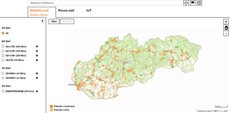 Mapa chovateľských staníc malého bradáča na Slovensku