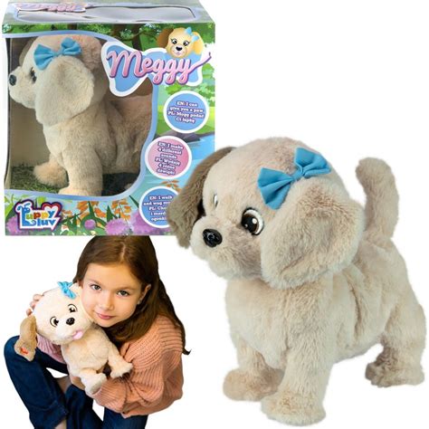 Interaktívny plyšový psík Ricky, ako sa hrá s kosťou