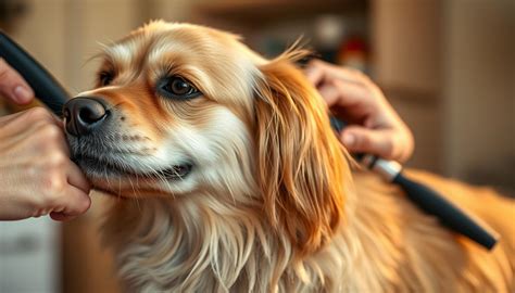 Ilustrácia starostlivosti o srsť írskeho vlkodava