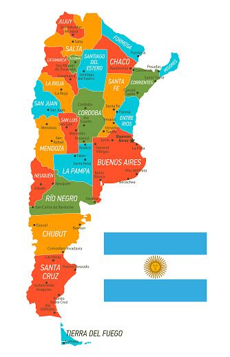 Mapa Argentíny s vyznačenou provinciou Córdoba