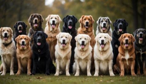 Prehľad rôznych veľkých psích plemien