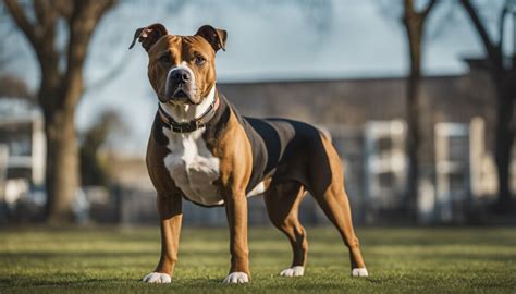 Americký stafordšírsky teriér v pohybe