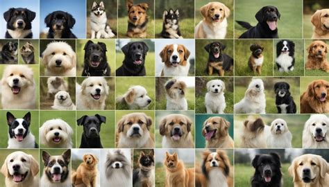 Koláž rôznych psov s líščím vzhľadom