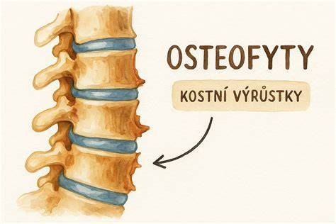 Vizualizácia vzťahov spondylózy: osteofyty a ich vplyv na miechu