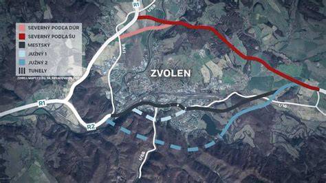 Mapa zóny IBV Zvolen - Sarvaška a priesečníky s UŠ Pod Strážou