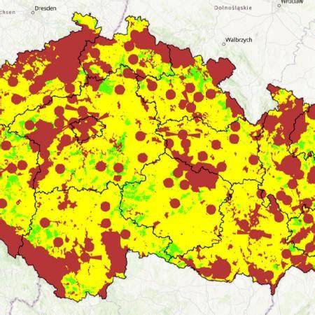 Mapa lokací s pravidlami vstupu psov do TANAP a vyznačené zóny