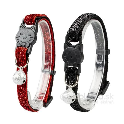 Rôzne vzory nylonových obojkov pre mačky