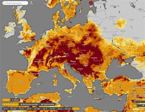 Mapa aktivity kliešťov v Európe