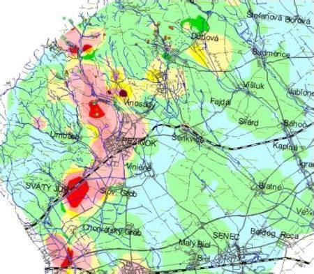 Mapa rizík vnútorných parazitov podľa regiónu a prostredia