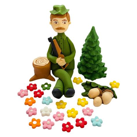 Poľovník so slovenským kopovom v lese