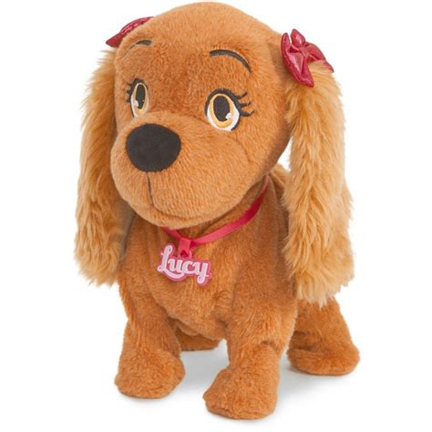 Interaktívny psík Lucy v rôznych tanečných pózach