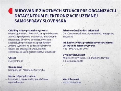 schéma elektronizácie služieb pre občanov