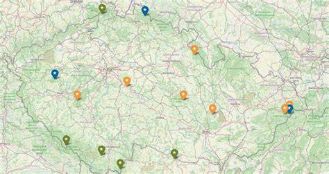 Mapa: Ideálne lokality na piknik v krajine