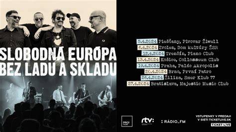 Obrázok skupiny Slobodná Európa na koncerte alebo archivný plagát