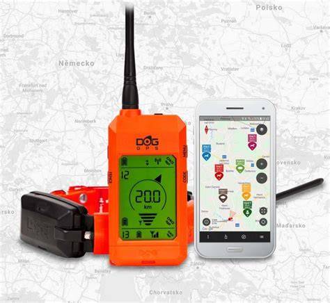 GPS obojky a ich dosah - diagram