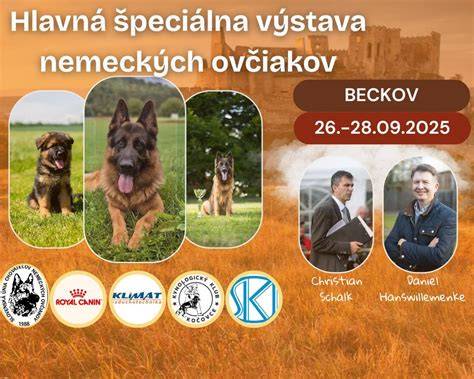Mapa miestnych chovateľských staníc nemeckých ovčiakov