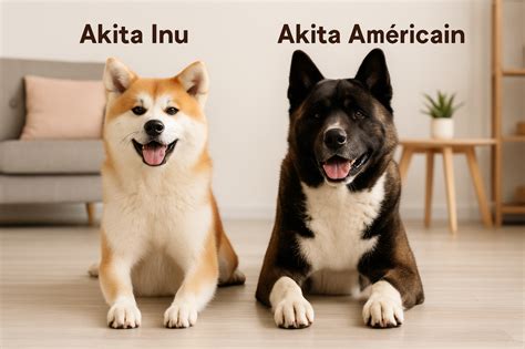 Infografika: Porovnanie japanskej vs. americkej Akita Inu