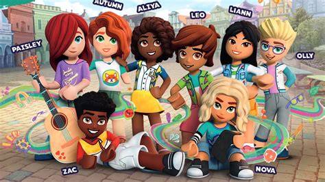 postavičky LEGO Friends: Autumn, Aliya, Nova, Leo