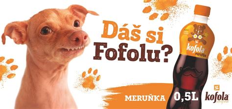 Šušlajúci pes v reklame Kofola