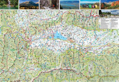 Mapa regiónu Štajersko s vyznačenými trasami
