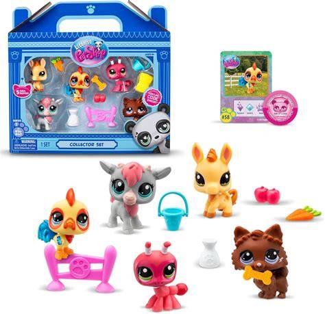 Obrázok sady omalovánok Littlest Pet Shop s pastelkami a ostřovačkou