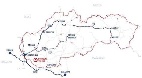 Mapa rozšírenie maďarských stavačov a vyžl