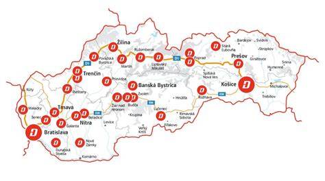 Mapa regiónov a chovateľských staníc chodských psov v okolí Hodonína