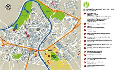 Mapa lokalít vhodných pre venčenie s vyznačeným miestom na venčoviská a koše