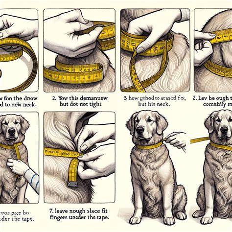 Ilustračná schéma: správne meranie obvodu krku a nastavenie obojku