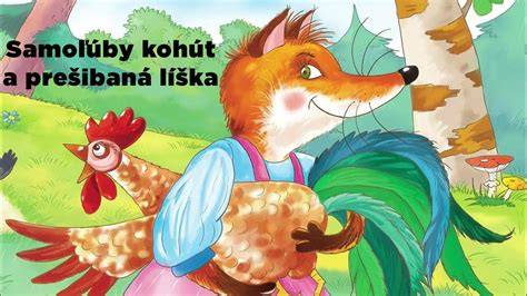 Ilustrácia: pes a líška ako priatelia z klasickej rozprávky