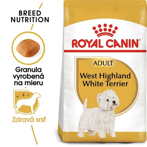 Balenie krmiva Royal Canin pre West Highland White Terrier