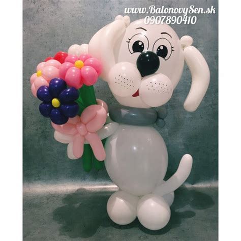 Štvorlístok a balónový psík ako symboly