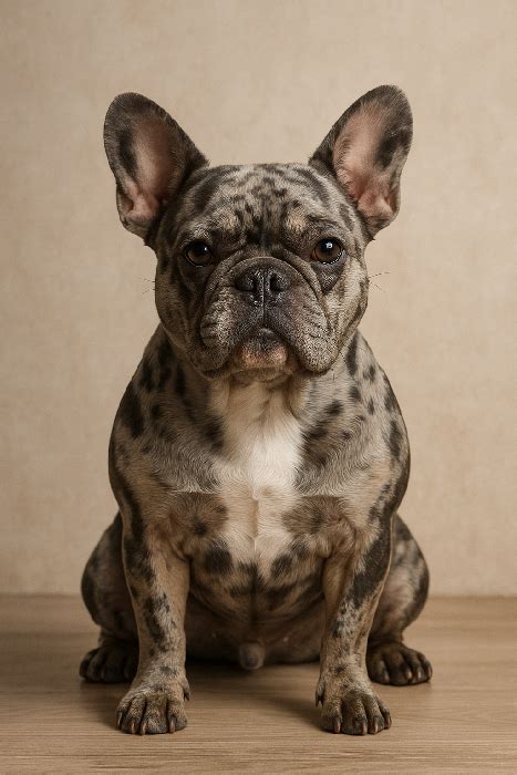 Tabuľka s informáciami o rôznych farbách francúzskych buldočkov a ich charakteristikách