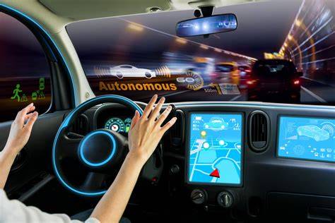 Infografika: Schéma fungovania autonómneho riadenia a základných senzorov
