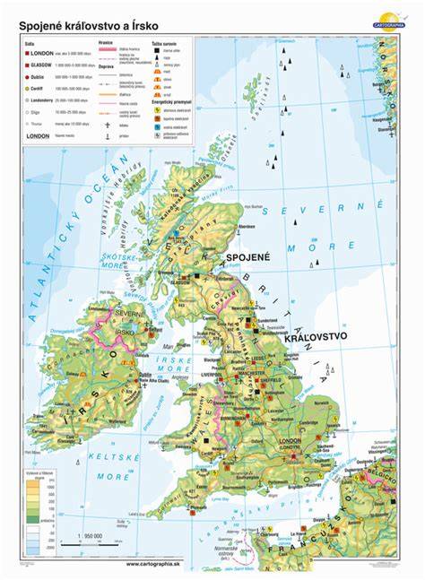 Mapa pôvodu: Newfoundland a Veľká Británia