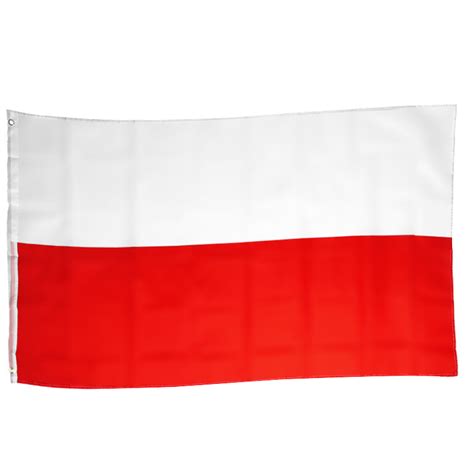 Poľská vlajka s hudobnými nástrojmi