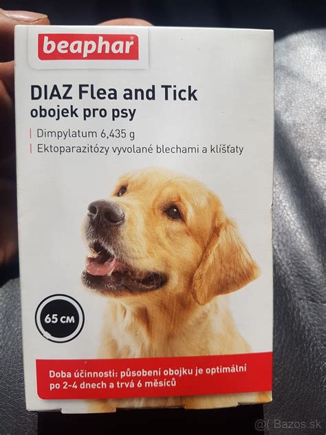 Ilustrácia psa s ochranou proti blchám a kliešťom