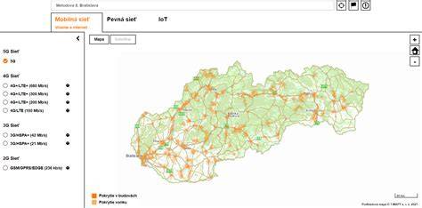 Mapa rizikových lokalít útokov psov na Slovensku