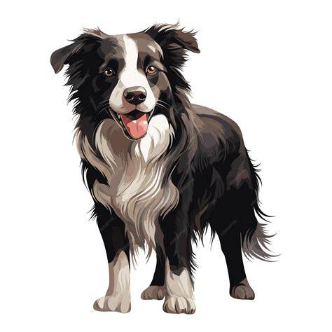 border-collie-look-illustration