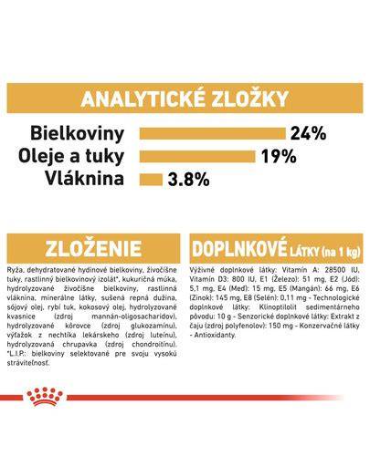 Tabuľka: Porovnanie zdravia a výživy pre nemeckého ovčiaka