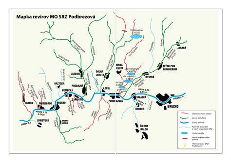 Infografika: Mapa revírov SRZ MO Topoľčany a vyznačené vodné plochy