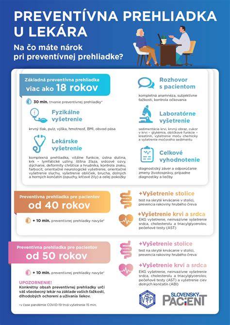 infografika - príznaky CSD a preventívna prehliadka